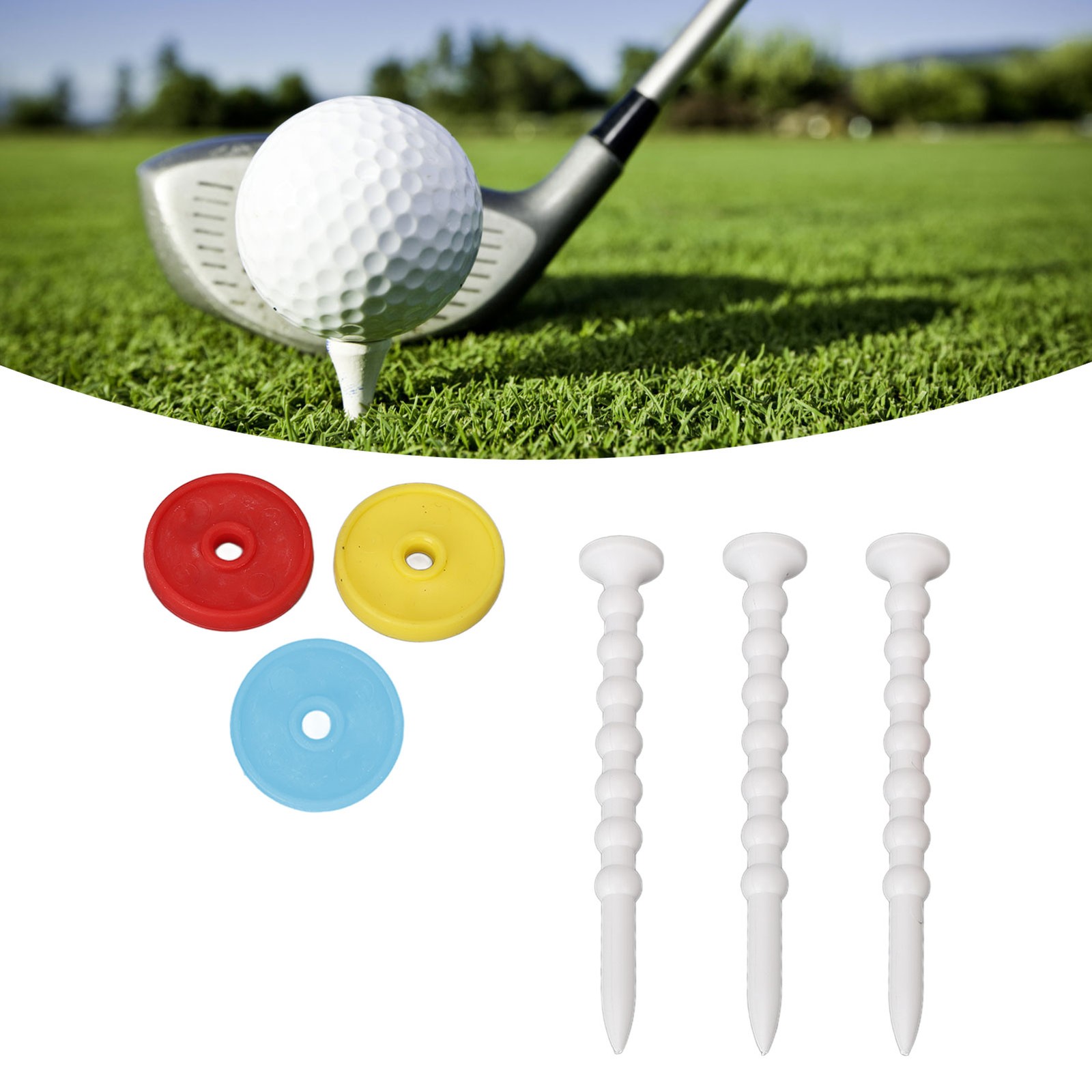 9 Pack Flightpath Driver Tees Unbreakable Adjustable Multi Color Driver Tees MGR