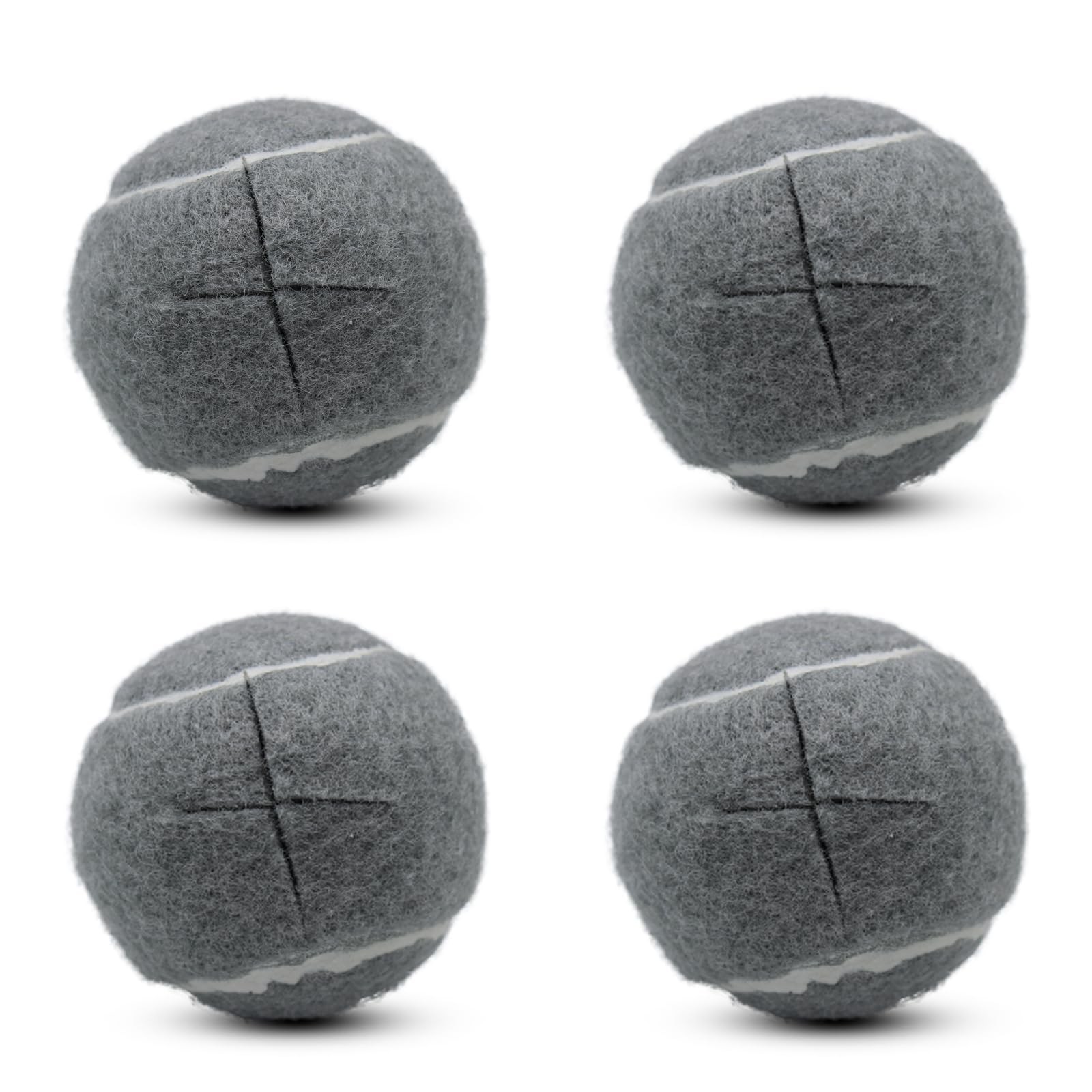 4 PCS Precut Walker Tennis Balls for Furniture Legs and Floor Protection, Heavy