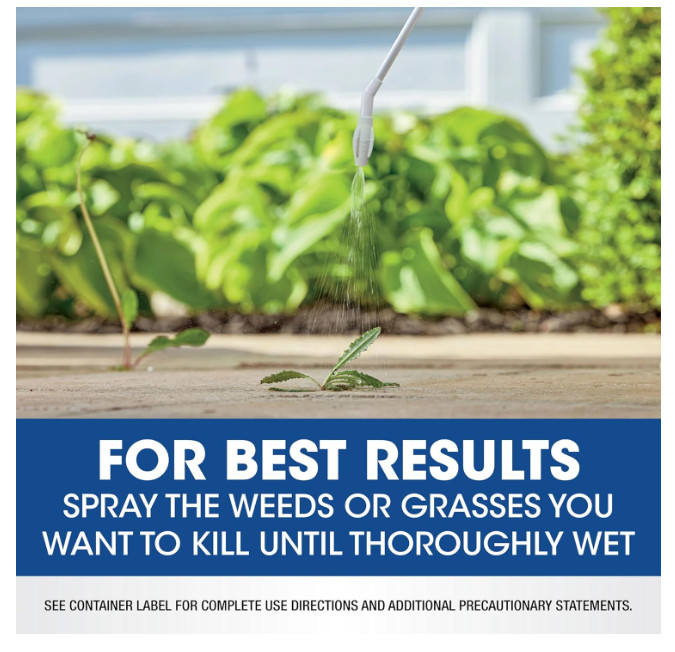 Roundup Concentrate Weed Killer - Trees, Driveways, Walkways 1.25 Gallons