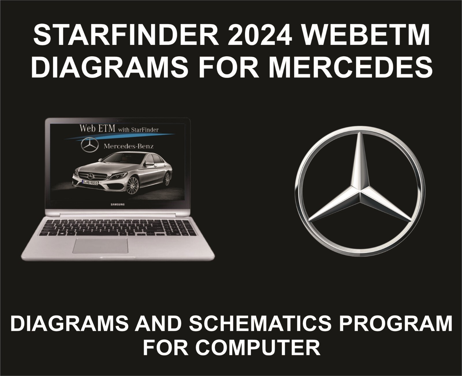 StarFinder 2024 WebETM, Diagrams, Schematics, For Mercedes, For Computer