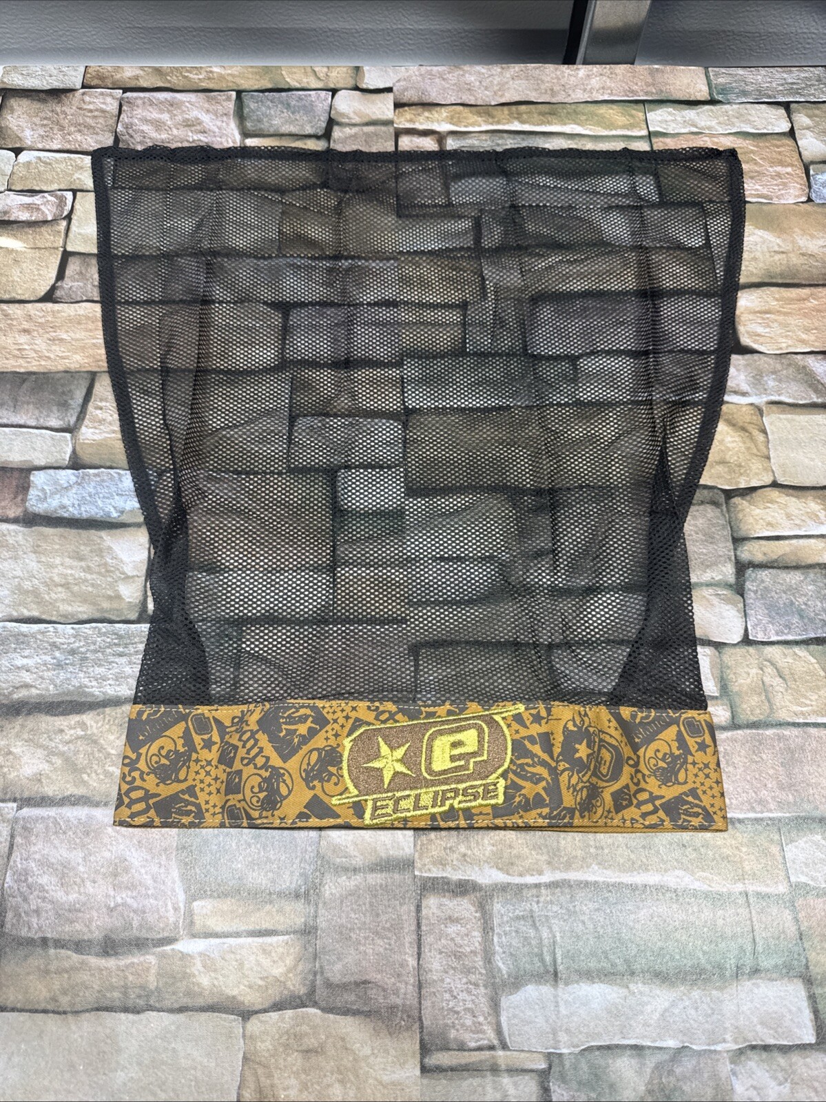 Rare 2008 Eclipse Argyle Sandana Style Brown Gold Paintball With Mesh