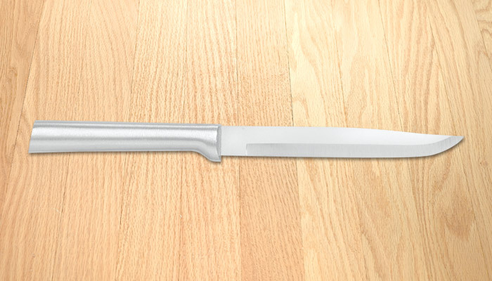 Rada R104 Utility/Steak Knife Non-serrated kitchen Made in USA, L/R handed sharp