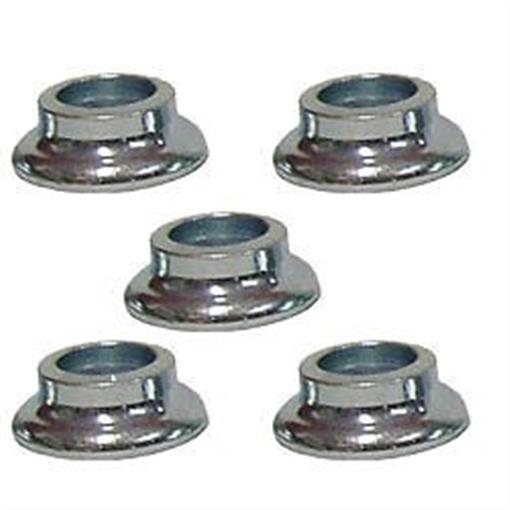 Tapered Rod End Reducers / Spacers 5/8"ID x 1/4" 5 pack IMCA Heims Misalignment