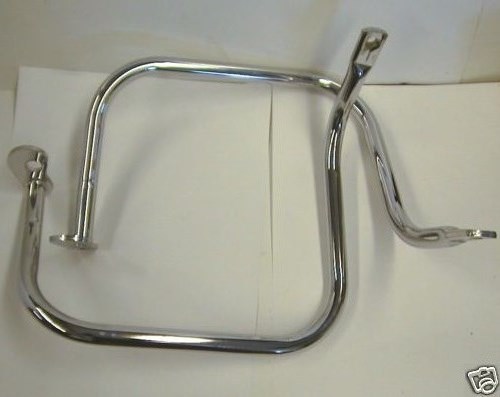 67-84 Shovelhead REAR FRAME BAR Chrome 49137-67B Highway Bar Crash Bar