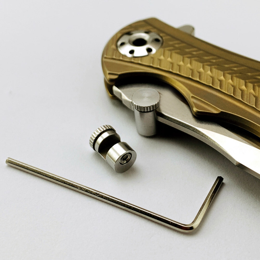 1 Set Stainless Steel Thumb Stud Knives Kit For Buck 110 And Other Folding Knife