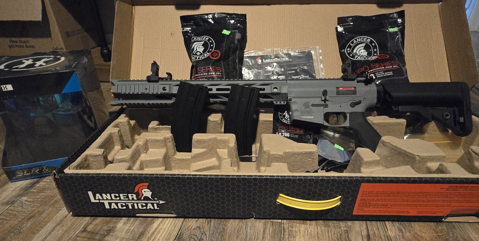 LT-25Y-G2 Lancer Tactical Interceptor SPR AEG Airsoft Rifle Toy Gray