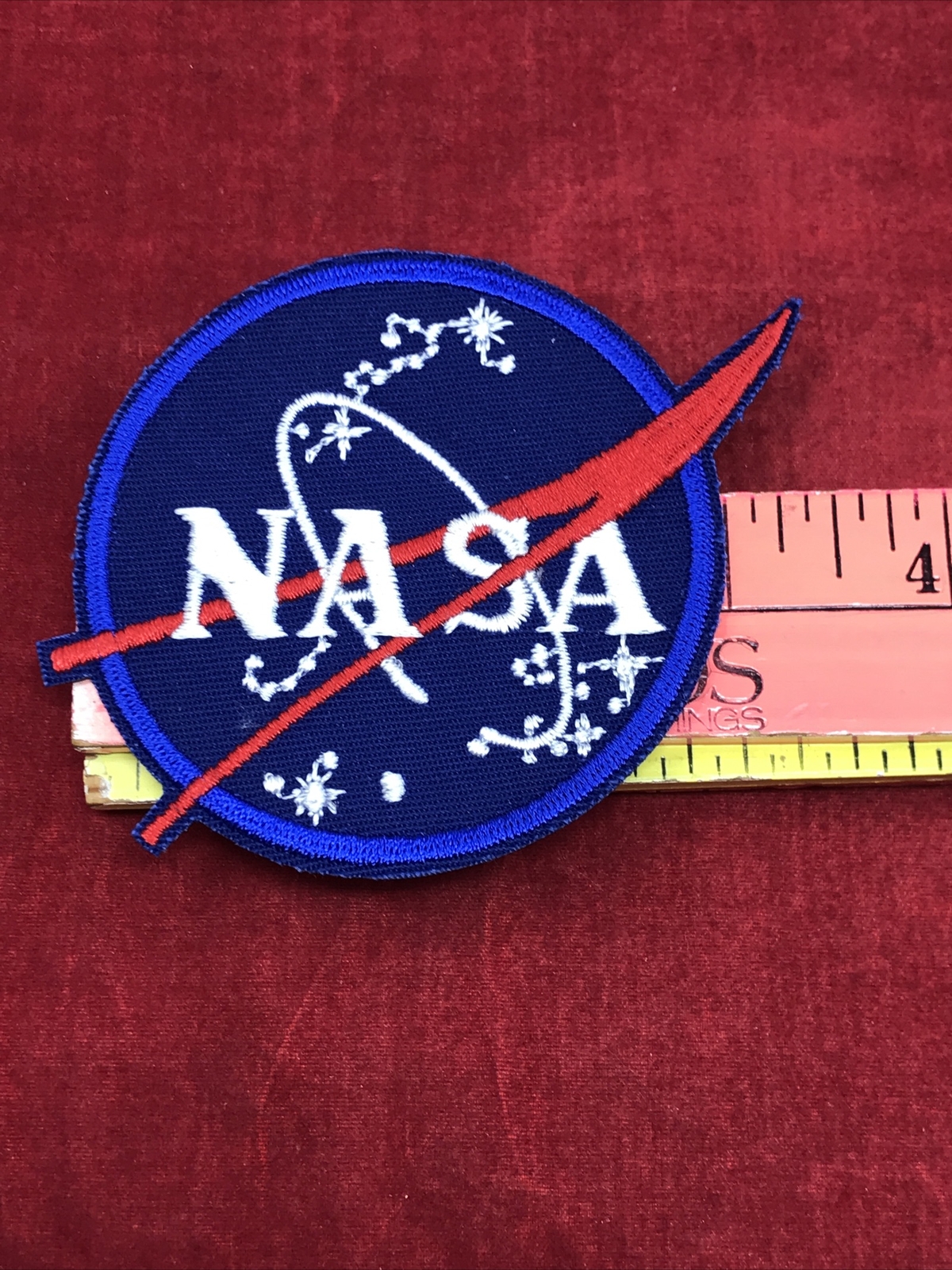 Authentic NASA Space Program Embroidered Vector Emblem 3" Patch Collector item
