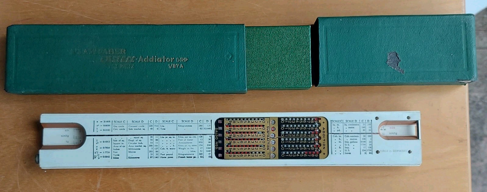 Vintage A.W. Faber Castell Syst. Rietz 1/87 Bavaria Made With Instruction Manual