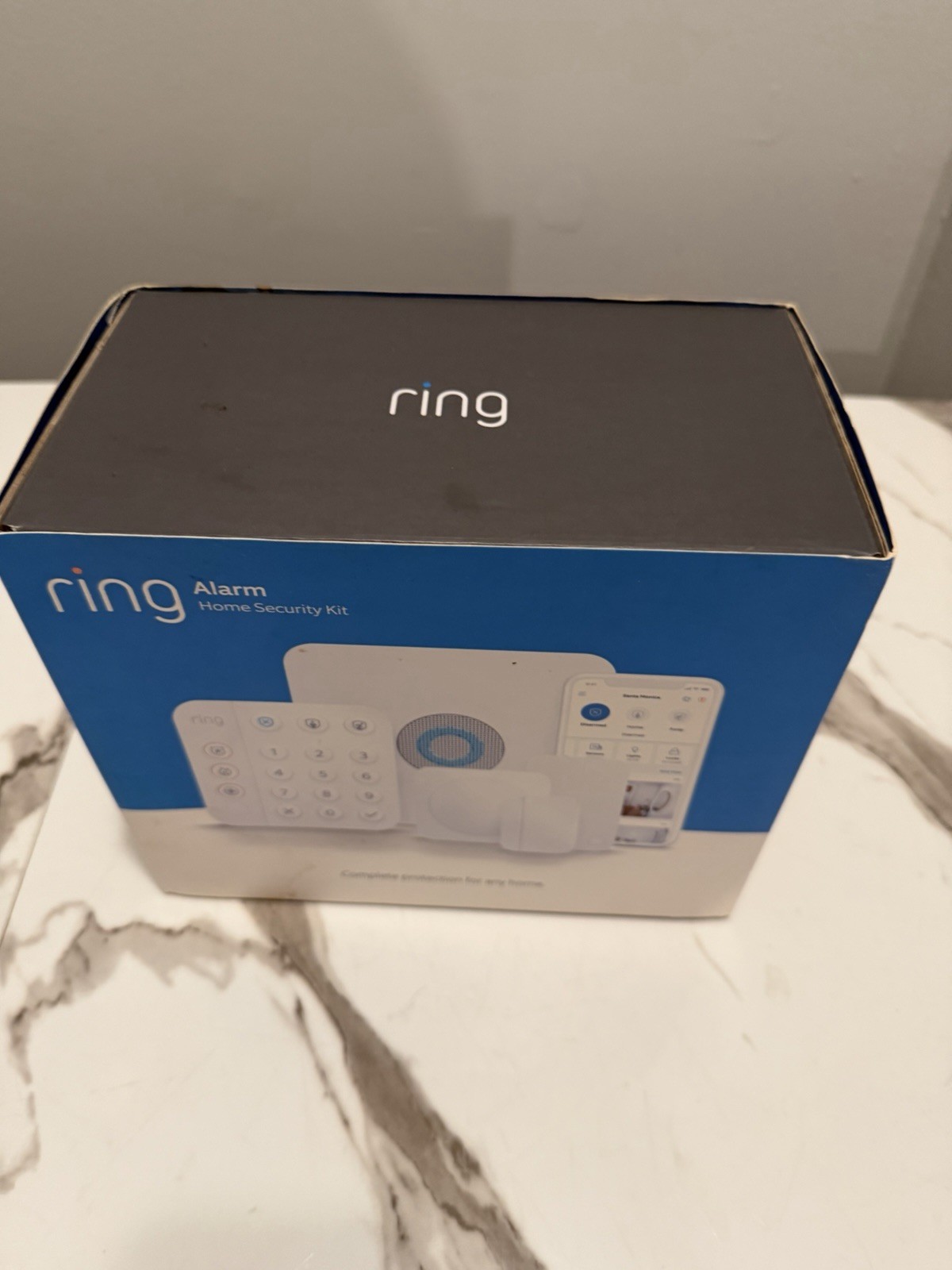 Ring Alarm Home Security Kit White, Wireless Wi-Fi, Alexa Compatible, App