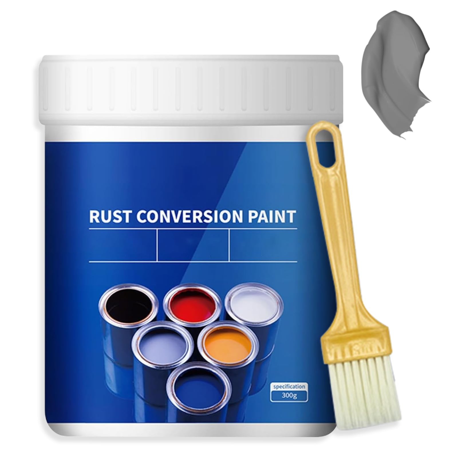 Weatherproof Rust Converter Paint for Metal, Remover Metal and...