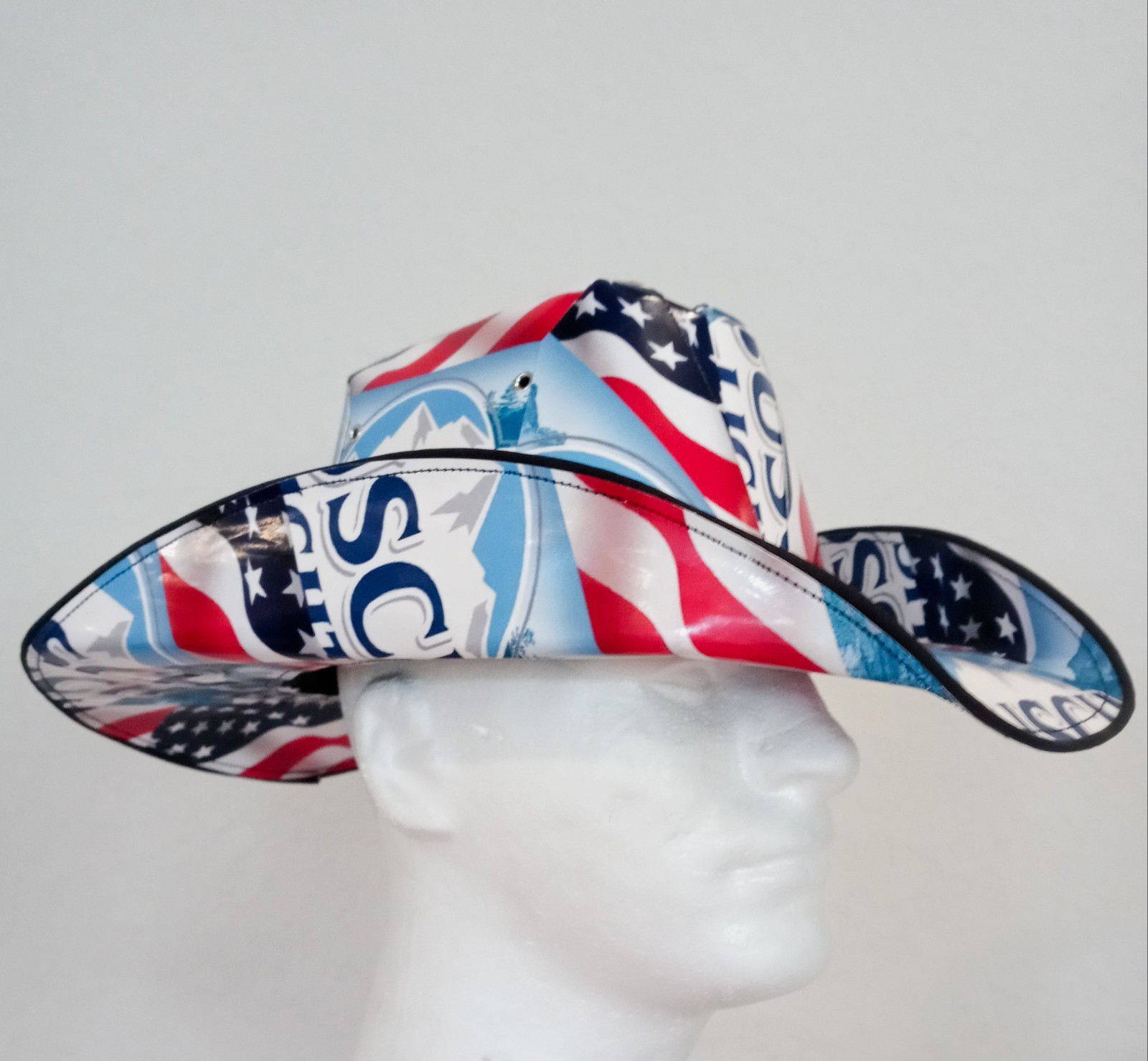Beer Busch Custom Cowboy American Flag