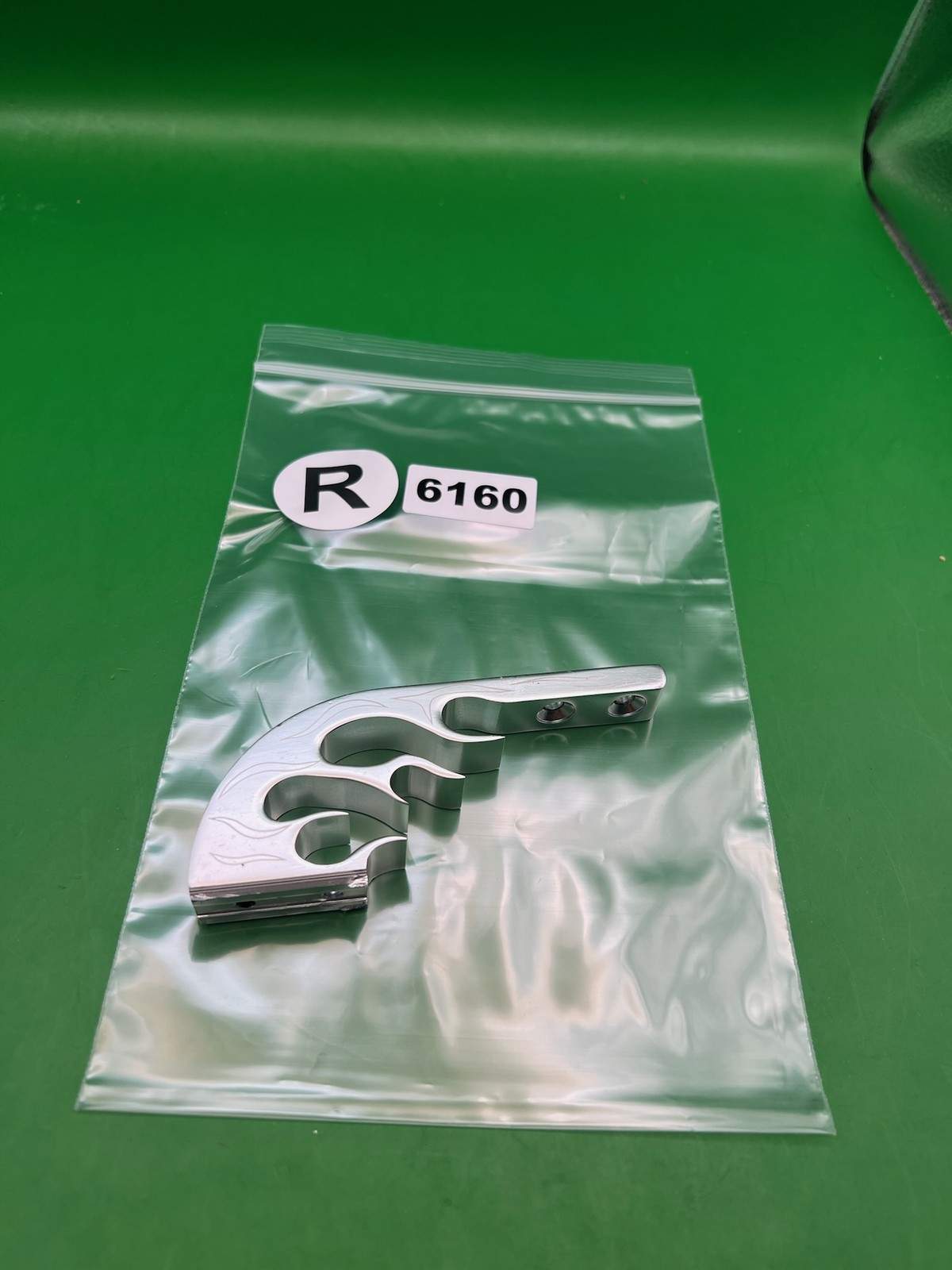 Flame Drop Forward Silver