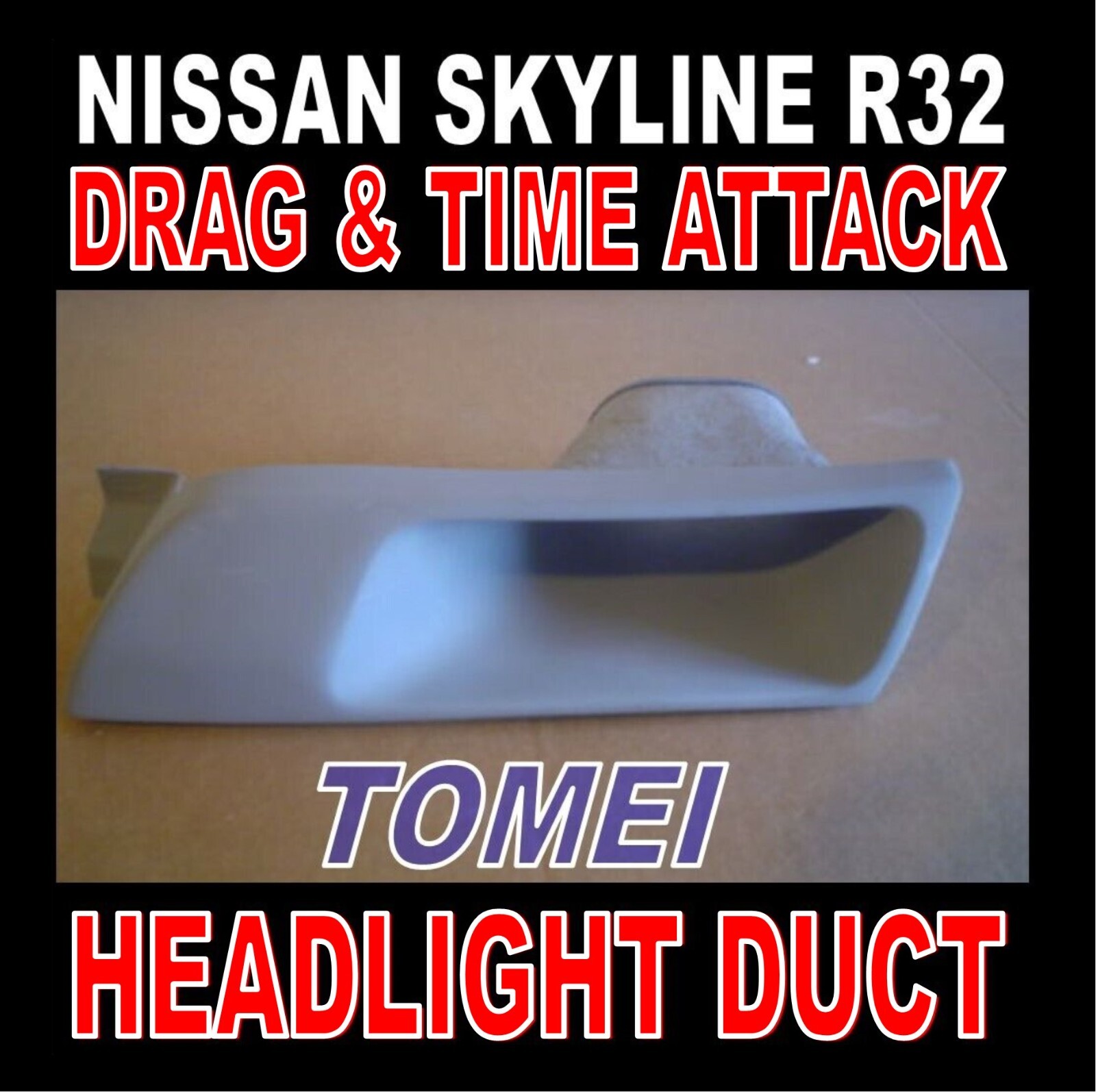 Motorsport Headlight Duct Port Fits Nissan Skyline R32 GTR