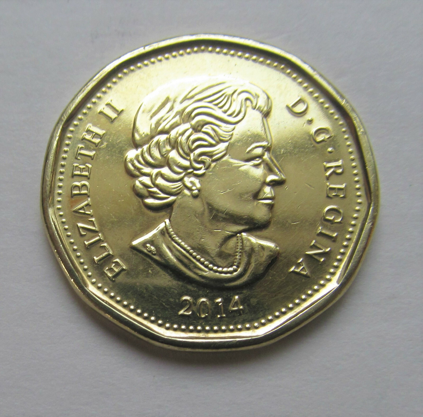 2014 CANADA 1 DOLLAR LOONIE - combined shipping