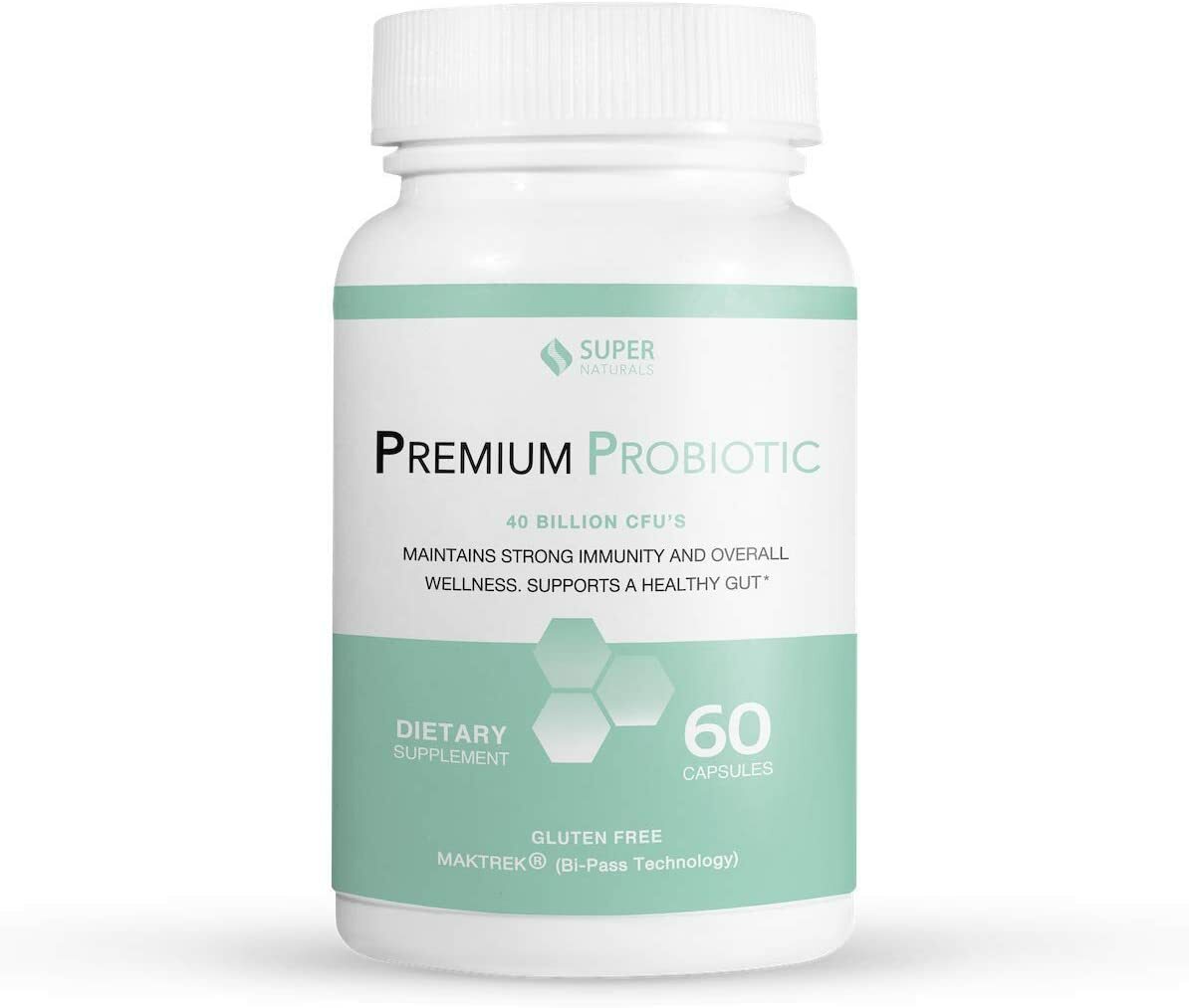 Premium Probiotic - 40 Billion CFU - Made with MAKTrek Bipass Technology