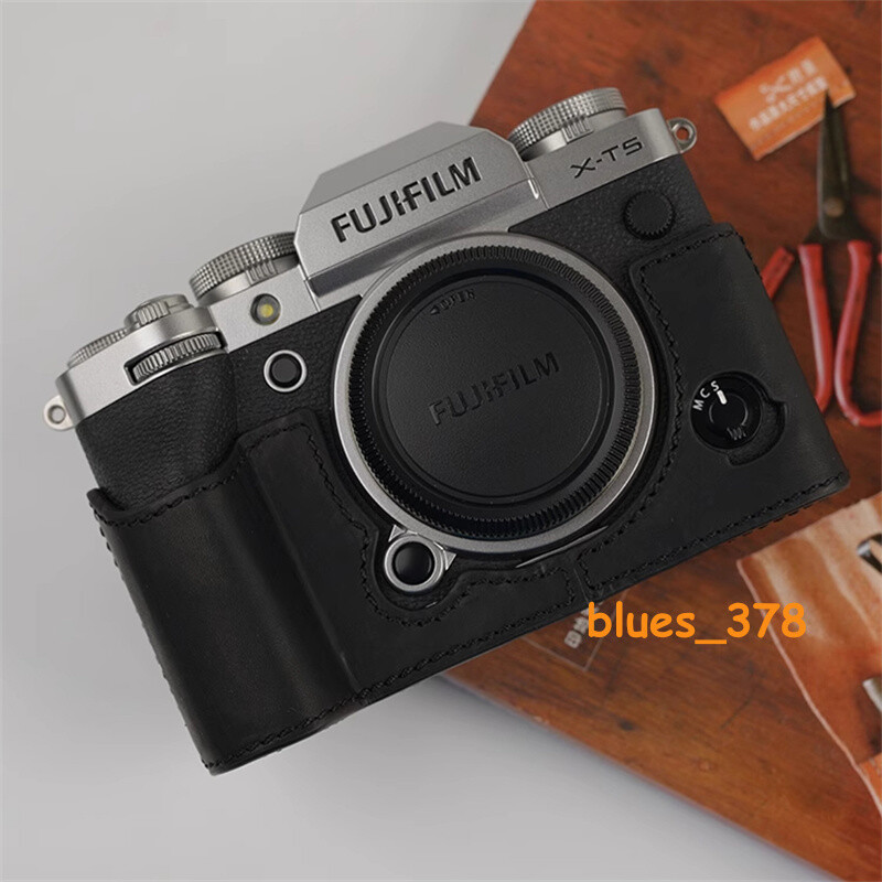 Handmade Retro Camera Half Case For Fujifilm XT5 X-T5 Insert Genuine Leather NEW