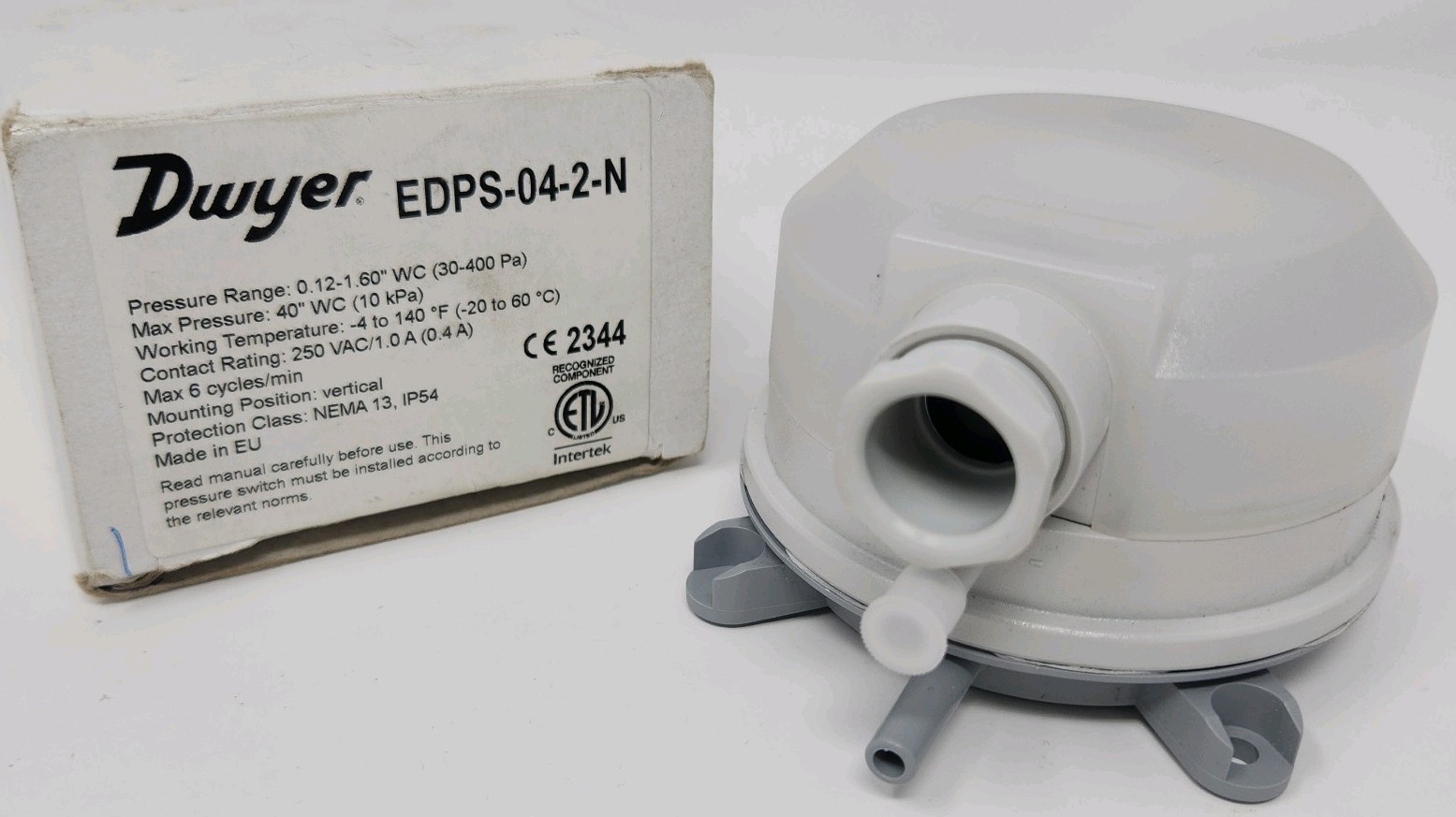 Dwyer EDPS-04-2-N Differential Pressure Switch