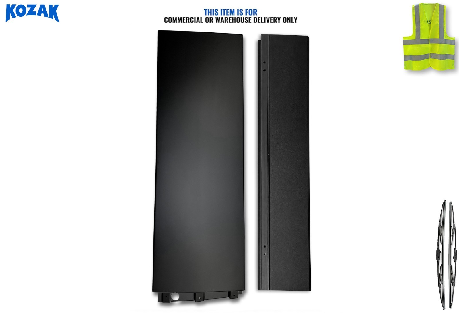 Cabin Fairing Lower Deflector w/Extension Left Compatible with Volvo VNL 2025+