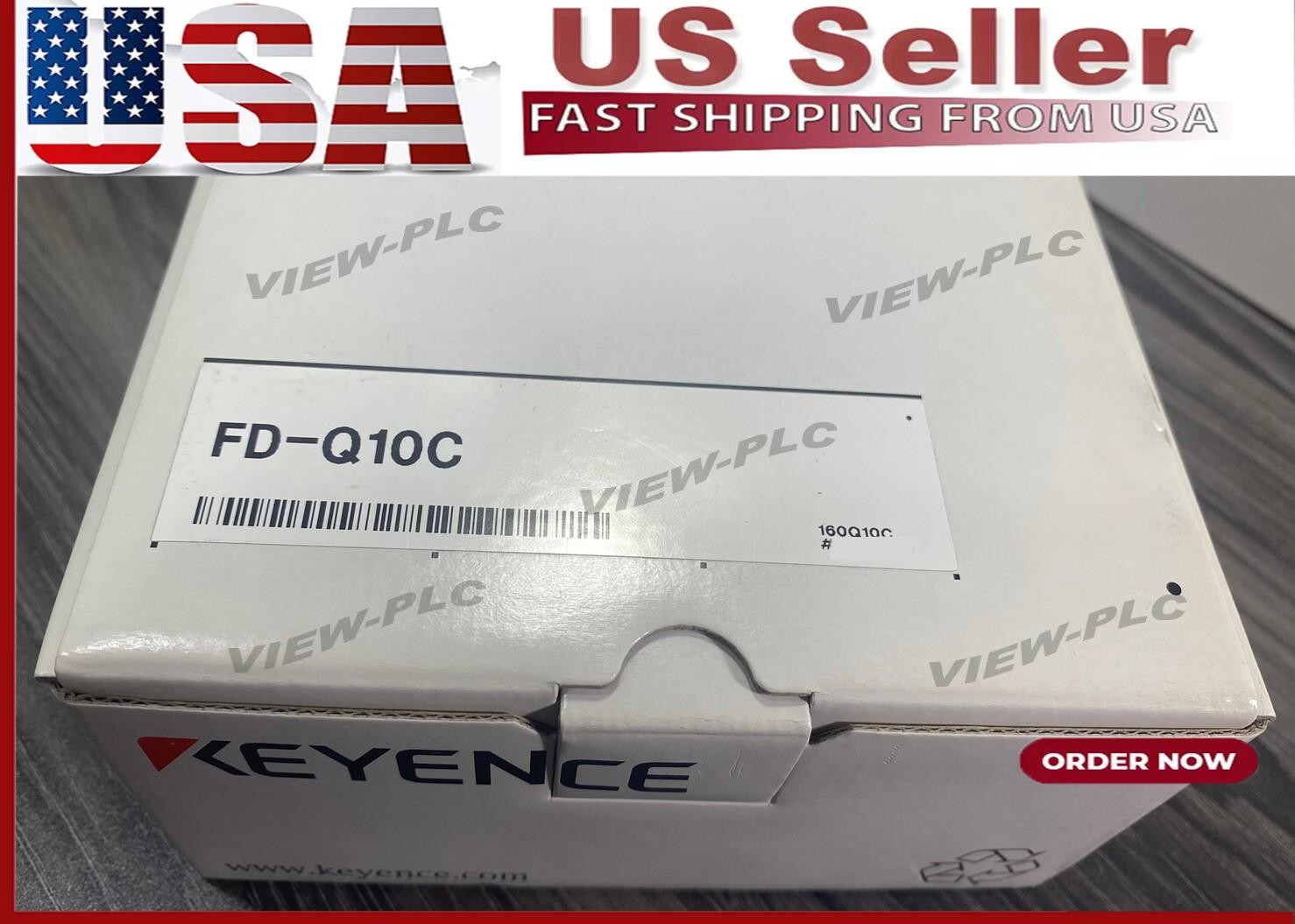 New Keyence FD-Q10C Clamp-on Digital Flow Sensor w/ Sensor Bracket 20-30VDC -USA