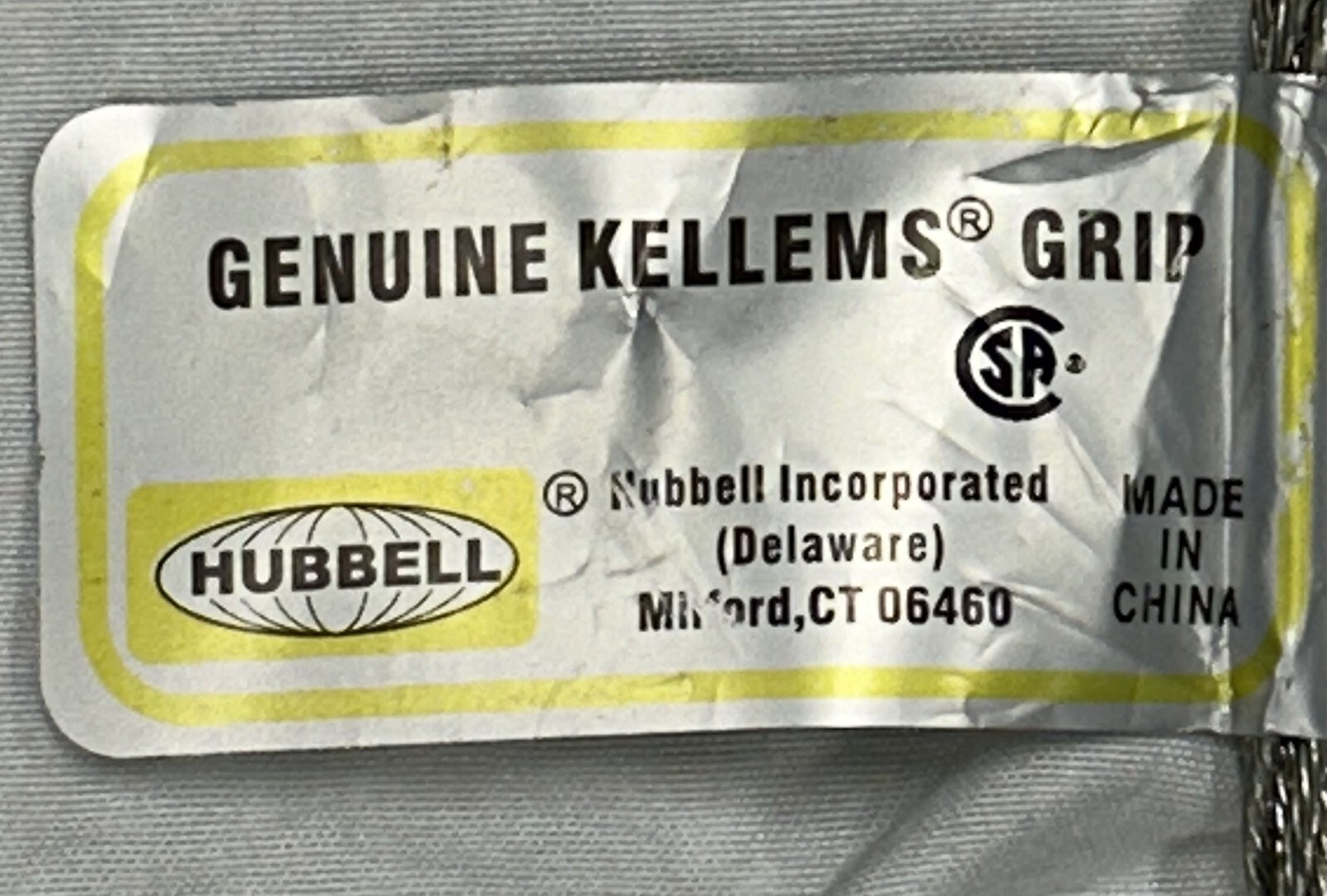 Hubbell / Kellems 02201019, Single Eye Support Grip, 1.500" - 1.740" Range