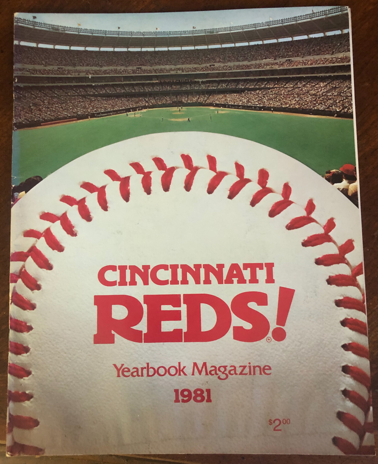 1981 Cincinnati Reds Official Yearbook