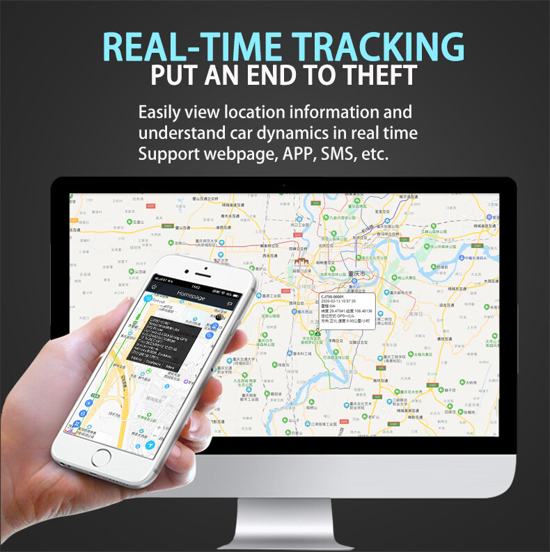 Car GPS Tracker Device For Real Time Tracking Stop Time Direction Speed Mileage