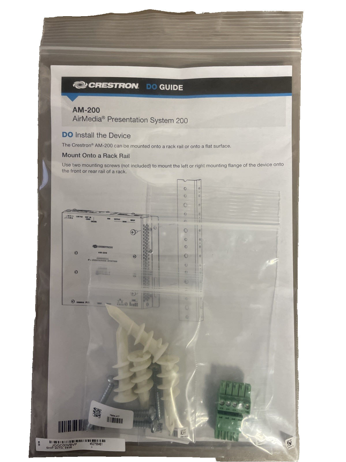 Crestron AM-200 AirMedia Presentation System 200 Wireless HDMI - New