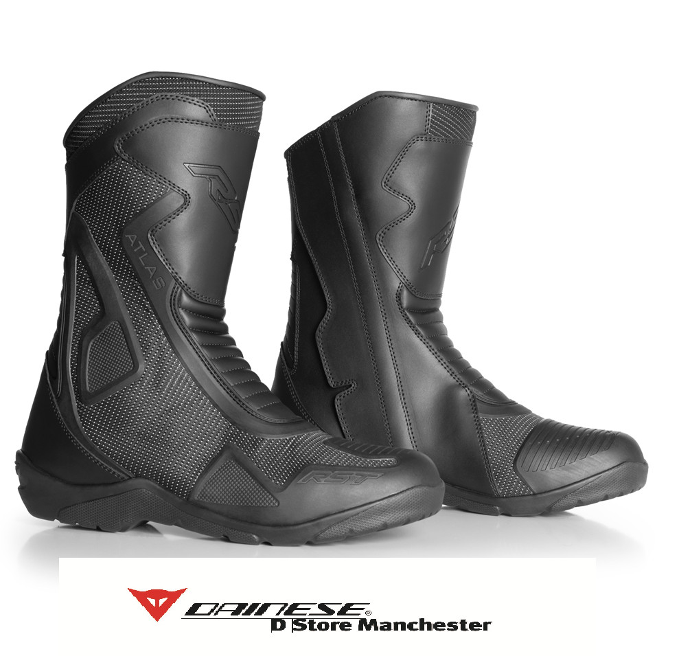 RST Atlas Waterproof Boots Black Touring Urban City Motorcycle Boots EU 39/UK...