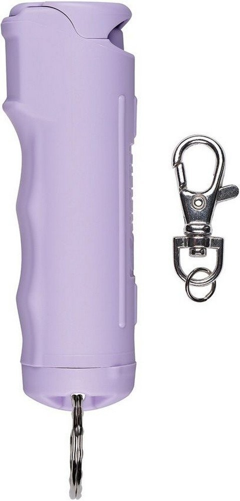 Sabre Pepper Spray With Finger Grip And Key Ring Purple 25 Bursts - F15-PRUSG-02