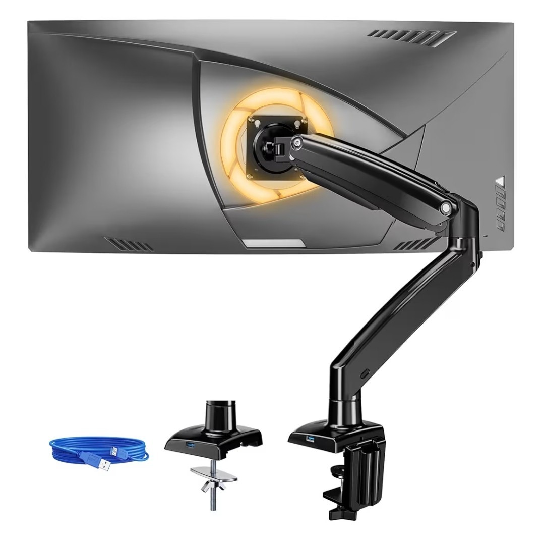 ErGear 13-49" Monitor Mount for Ultrawide Screens VESA75/100 Holds 26.5lb Swivel