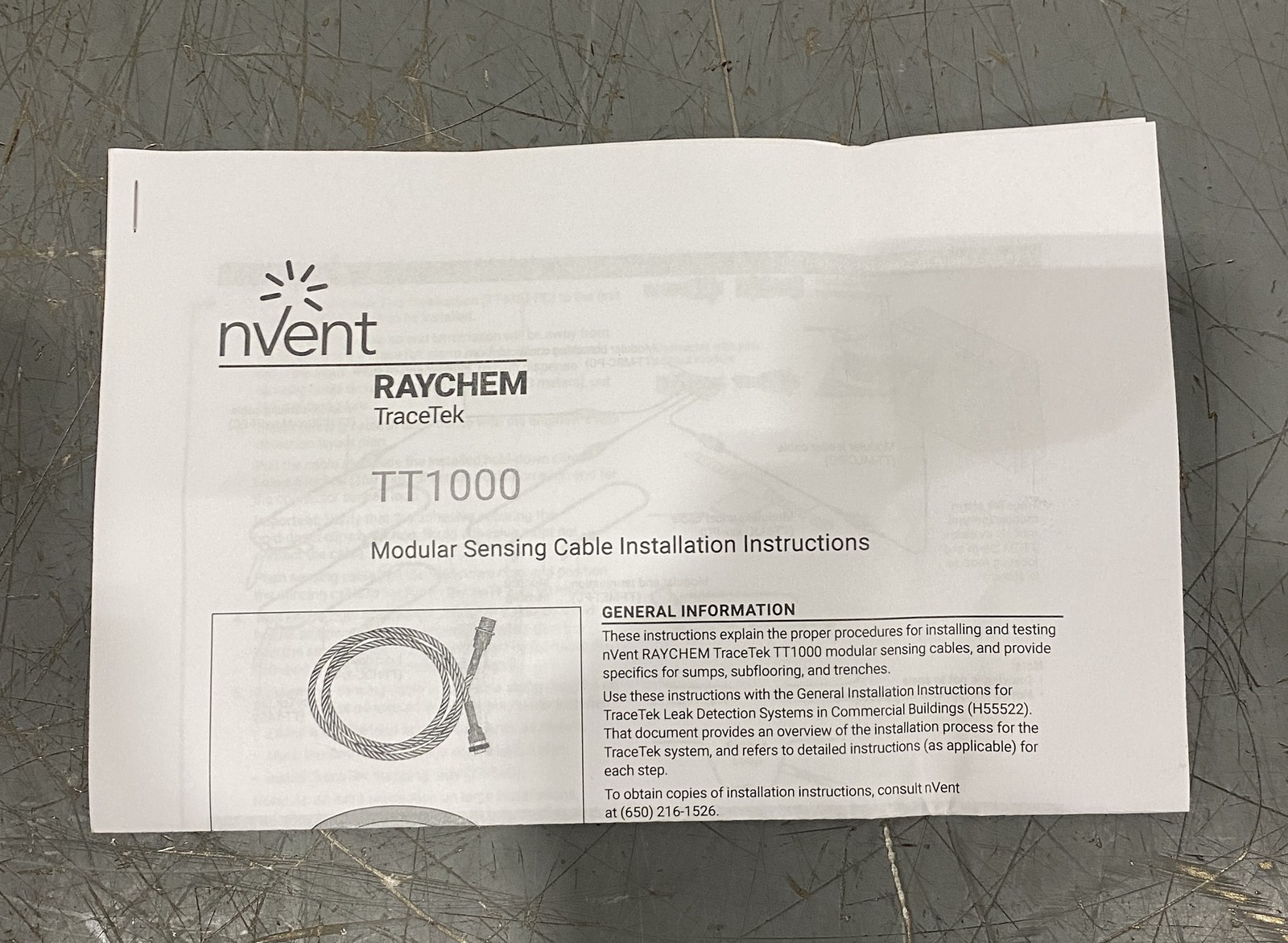 Raychem TT1000 50' Water Detection Current Sensor Cable 805147-000