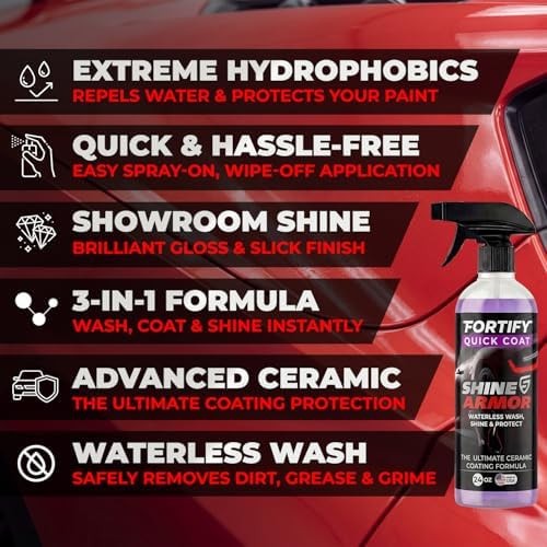 Ceramic Coating Spray - Clean, Glossy, Protected Paint in 15 Minutes Flat | 1...