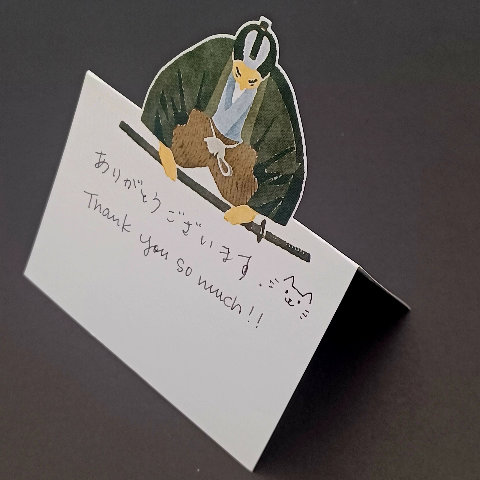 Diecut Stand Message Pad from Japan