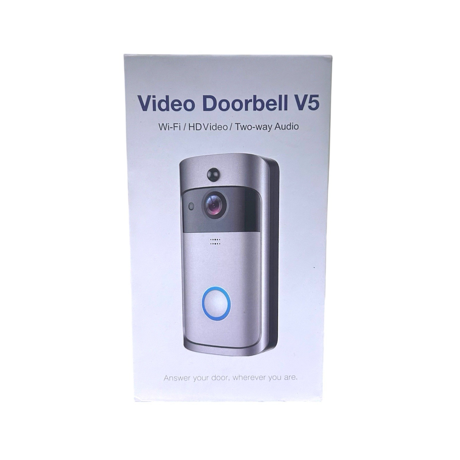 Video Doorbell V5 Motion HD Video Ring Button Doorbell Two way Audio WiFi New
