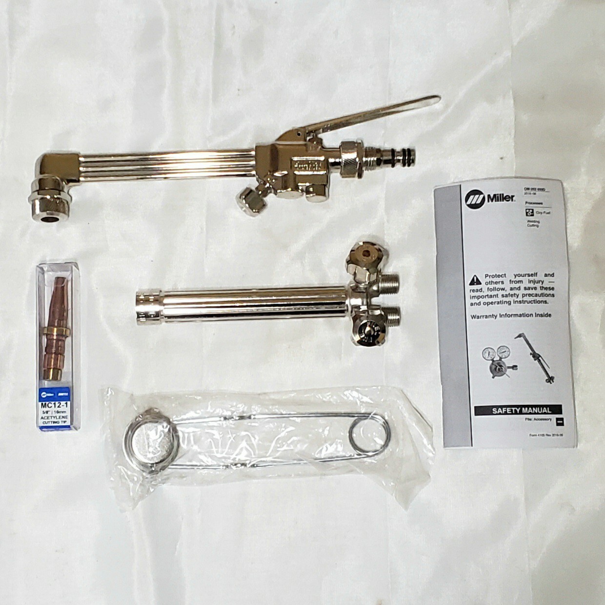 Smith Cutting Welding Torch Set CC509 Attachment WH100 Handle MC12-1 Tip Miller