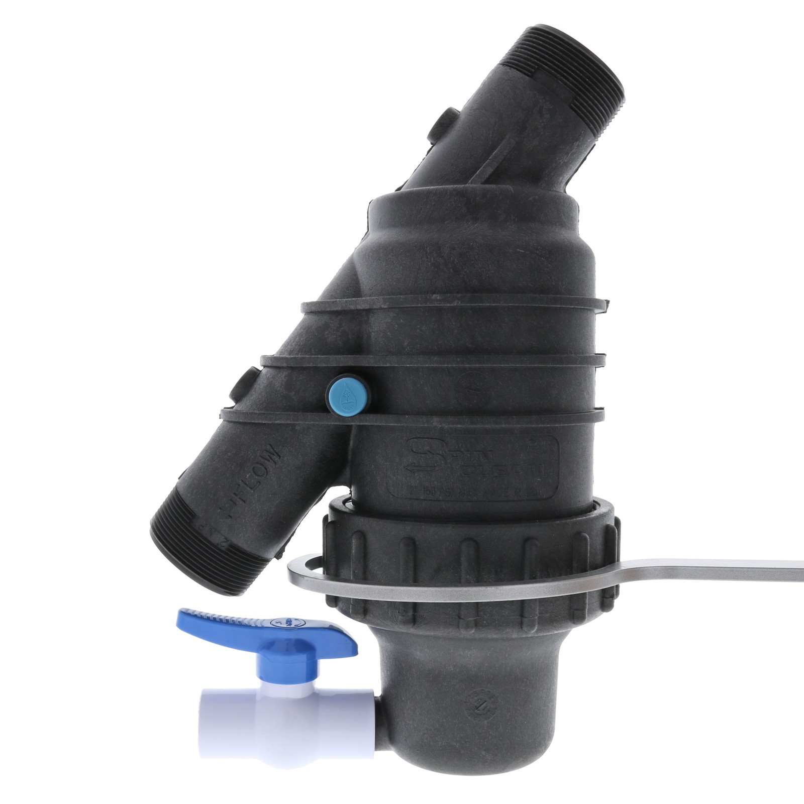 Jain Spin Clean Y-Filter w/ Flush Valve