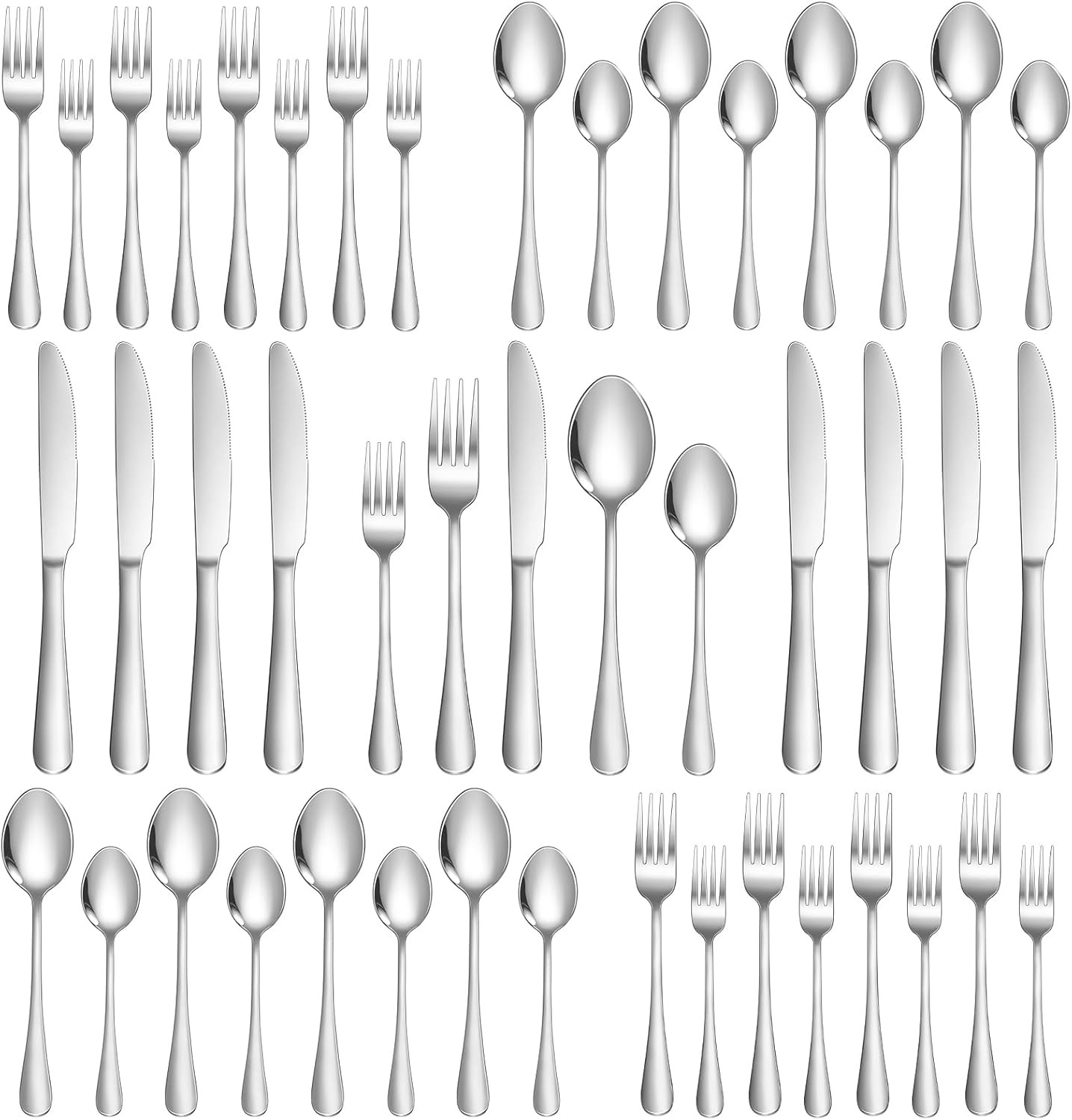 Sierware Set 40 Piece Stainl Steel Flatware Set Sierware