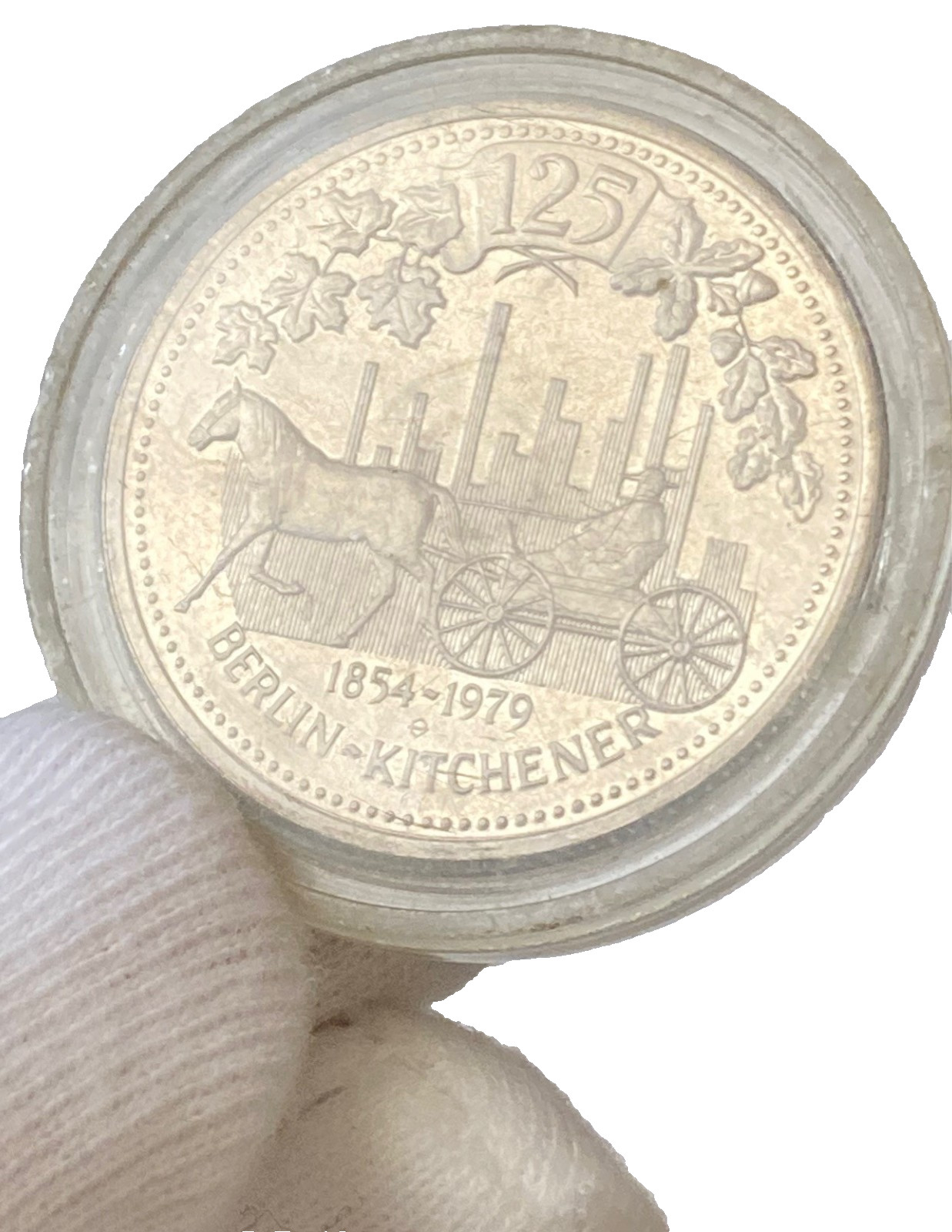 Canada Ontario 1979 UNC silver coloured Oktoberfest Dollar Kitchener-Waterloo