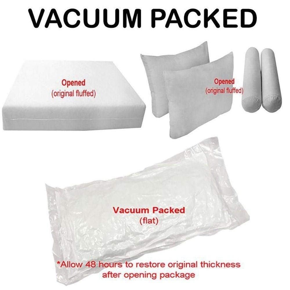 S3 6PC Mattress Bolster Back Rest Pillows Fiberfill 'INSERT ONLY'-Twin-XL Size