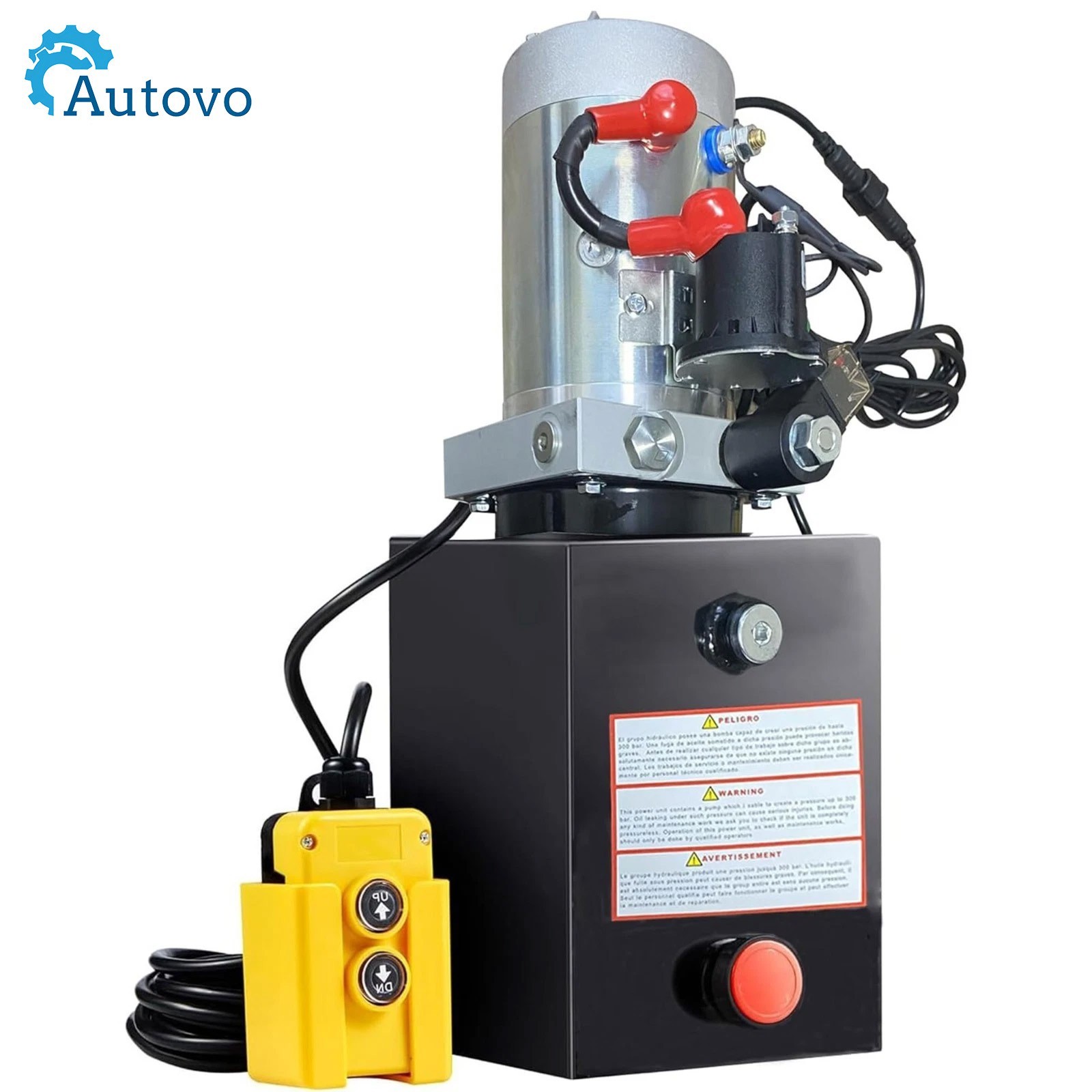 Single Acting Hydraulic Pump 8 Quart Units 12V DC Hydraulic Pump SAE #6