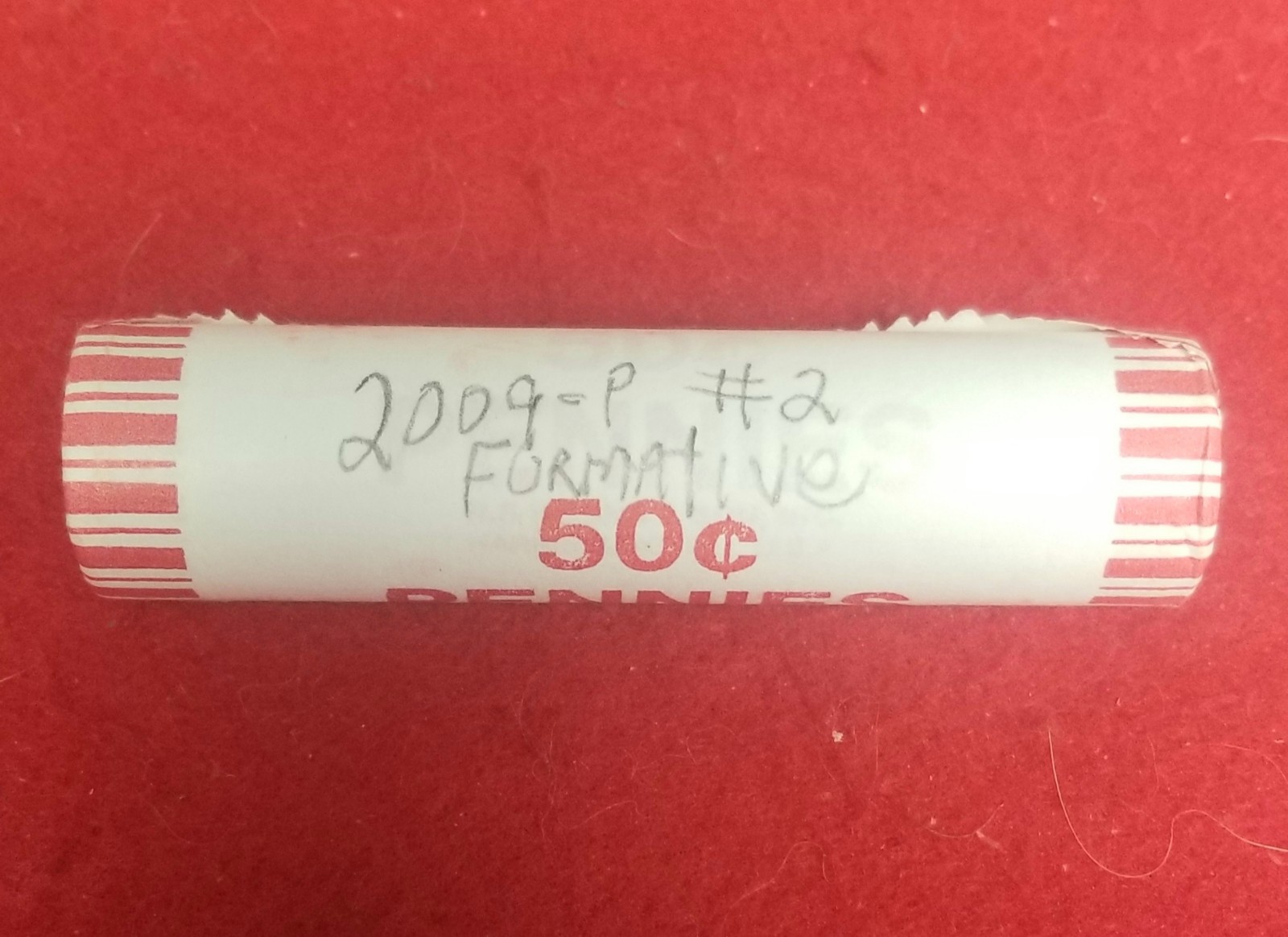 2009-P Lincoln Cent Roll. #2 Formative Years. BU UNCIRCULATED CONDITION* OBW-H-T
