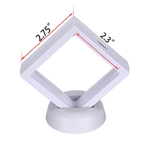 Skelang 10-Pack 3D Floating Display Case Display Box Coins Display Stand