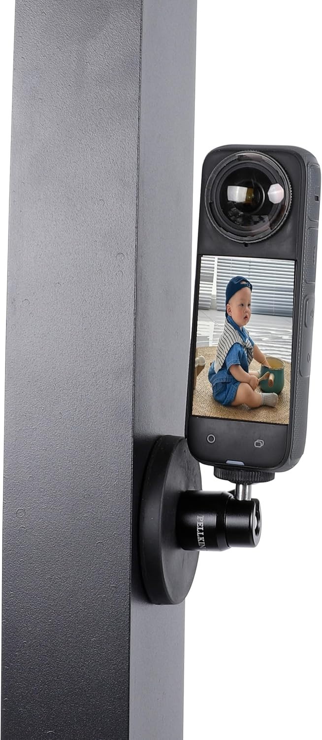 Professional Magnetic Camera Mount with 360° Adjustability – For Action Cameras