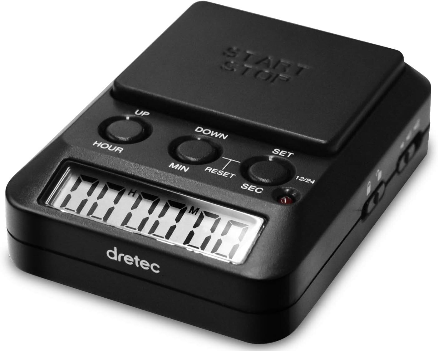 Ergonomic Large Button Timer - Stopwatch & Countdown Functions for Focused Tasks