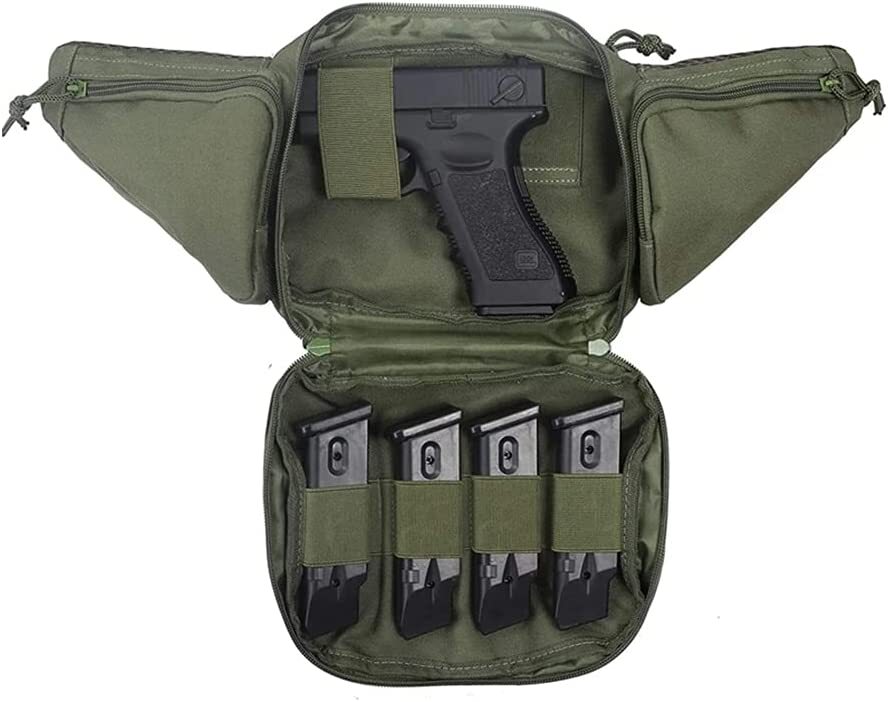 Fanny Pack Holster Fits 1911, Glock, H&K, Ruger, S&W M&P Shield Taurus Ruger SR9