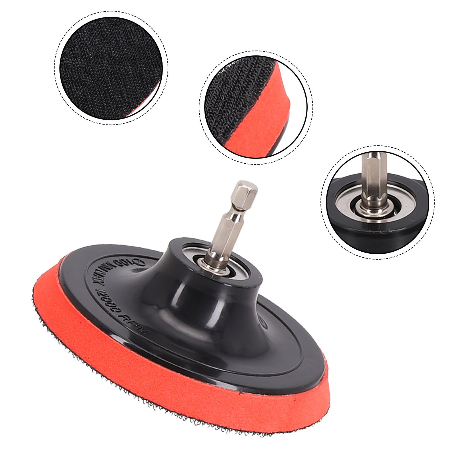 Buffing Pad For Sanding Discs Buffing Pad Replacement 4 Inch/100mm M10 Thread