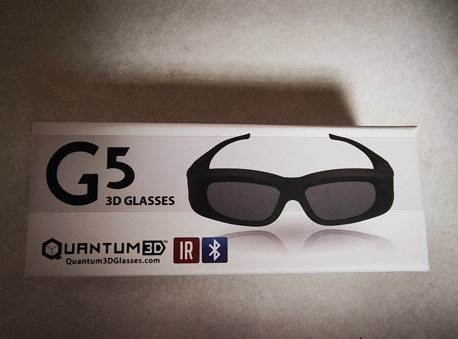 Quantum Univ 3D G5 IR and Bluetooth Glasses w/   Case, & Manual
