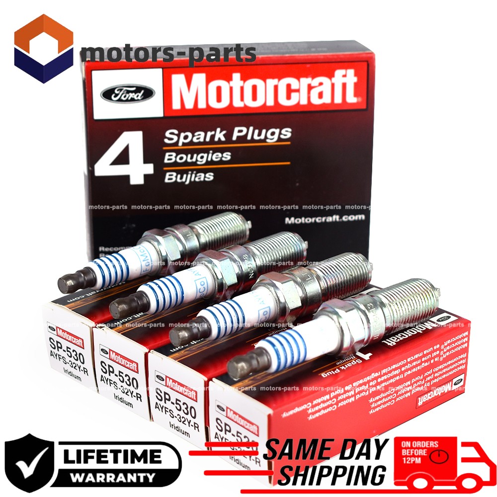 4Pcs SP-530 Spark Plugs AYFS32YR For Ford Escape Lincoln MKZ Fusion SP530