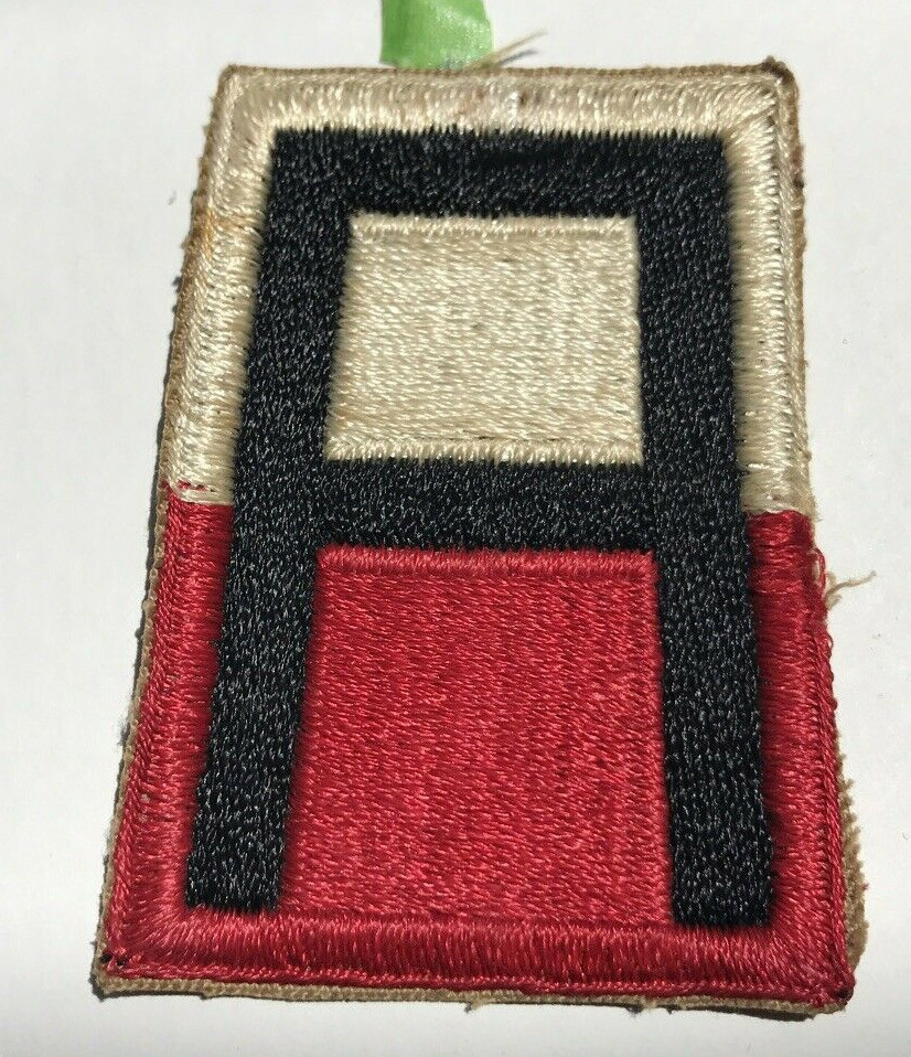 USA WWII 1st Army Class A Shoulder Patch (2) No Black Boarder