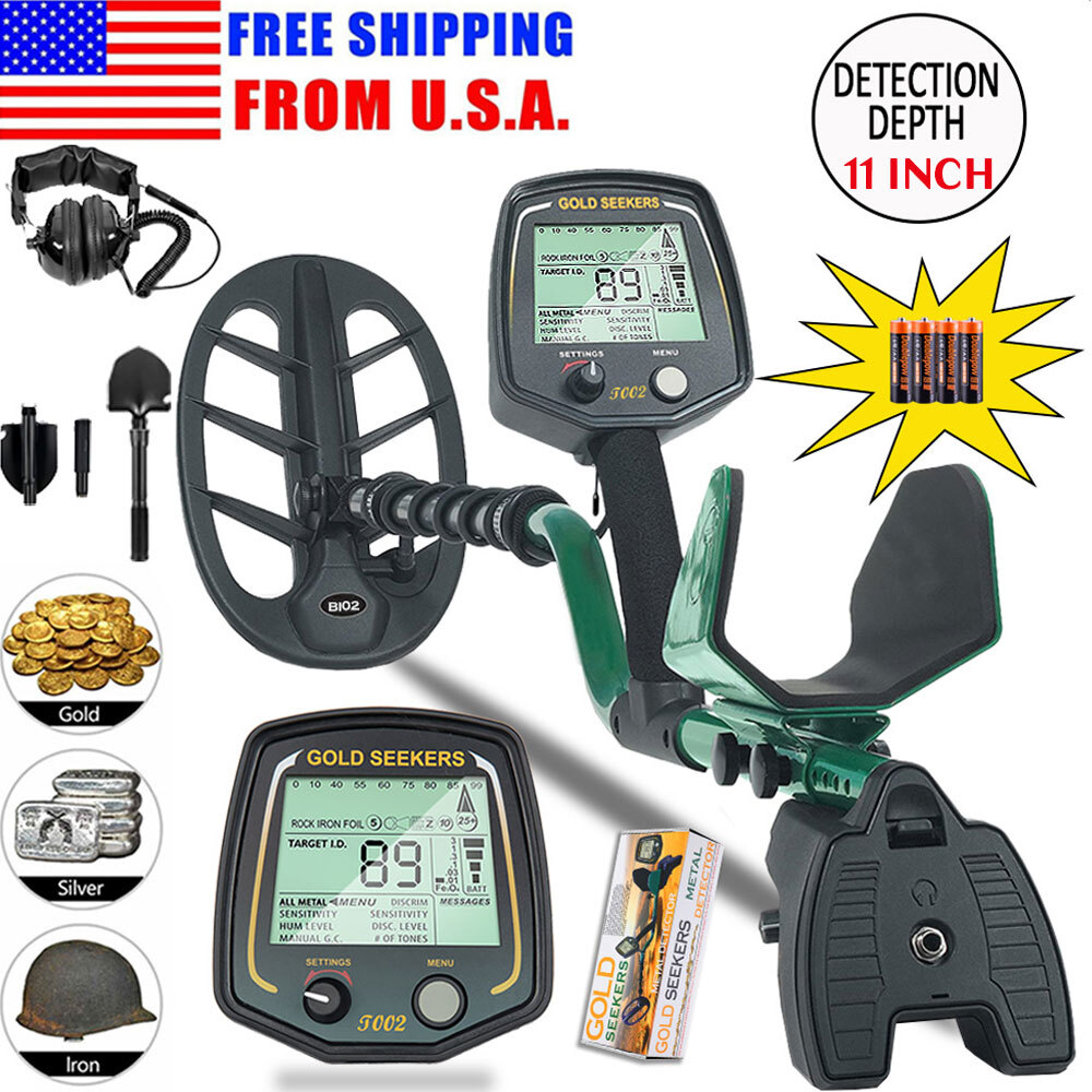 11in LCD Deep Ground Metal Detector Gold Finder Detector de Metales Professional